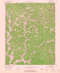 Scalf 1954 topographic map thumbnail