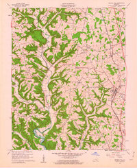 Science Hill 1961 topographic map thumbnail