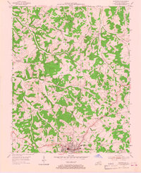 Scottsville 1954 topographic map thumbnail