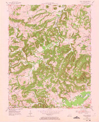 Shady Grove 1954 topographic map thumbnail