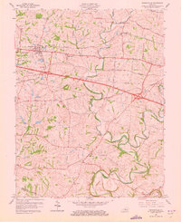 Simpsonville 1960 topographic map thumbnail