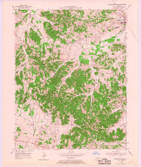 Slaughtersville topographic map thumbnail