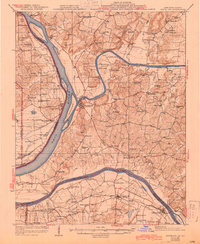 Smithland 1929 topographic map thumbnail
