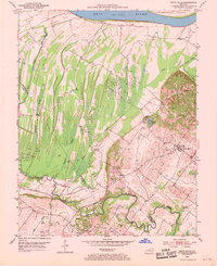 Smith Mills 1952 topographic map thumbnail
