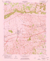 Smiths Grove 1966 topographic map thumbnail