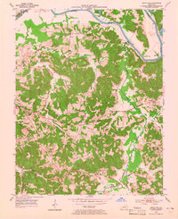 South Hill 1953 topographic map thumbnail