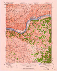 Springdale 1929 topographic map thumbnail