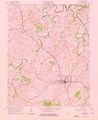 Stanford 1961 topographic map thumbnail