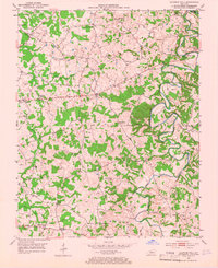 Sulphur Well 1953 topographic map thumbnail