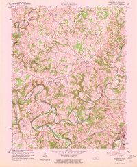 Summersville 1961 topographic map preview