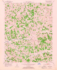 Temple Hill 1953 topographic map thumbnail
