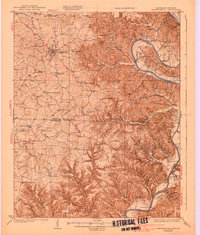 Tompkinsville 1929 topographic map thumbnail