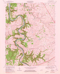 Tyrone 1976 topographic map thumbnail