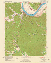 Vanceburg 1949 topographic map thumbnail