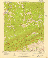 Varilla 1954 topographic map thumbnail