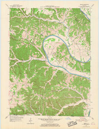 Vernon 1954 topographic map thumbnail