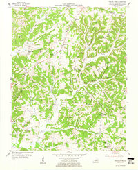 Welchs Creek 1954 topographic map thumbnail