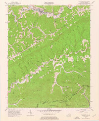 Whitesburg 1954 topographic map thumbnail