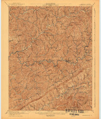 Whitesburg 1915 topographic map thumbnail