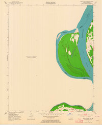 Wickliffe SW 1951 topographic map thumbnail
