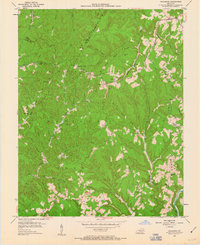 Zachariah 1953 topographic map thumbnail