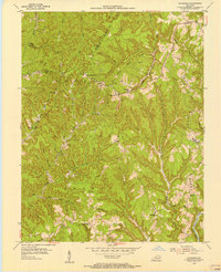 Zachariah 1953 topographic map thumbnail