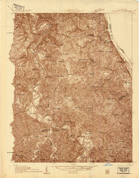 Alexandria 1929 topographic map thumbnail