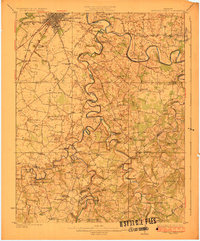 Bowling Green 1923 topographic map thumbnail