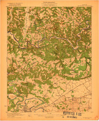 Brownsville 1922 topographic map thumbnail