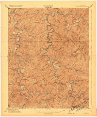 Buckhorn 1913 topographic map thumbnail