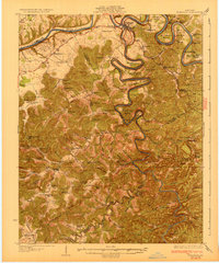 Burnside 1932 topographic map thumbnail