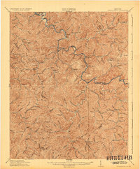 Cornettsville 1916 topographic map thumbnail