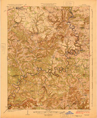Cub Run 1925 topographic map thumbnail