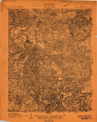 Dawson Springs 1909 topographic map preview