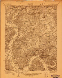 Eddyville 1928 topographic map thumbnail
