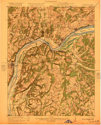 Golconda 1921 topographic map thumbnail