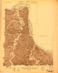 Greenup 1926 topographic map thumbnail