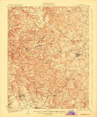 Hardinsburg 1931 topographic map thumbnail