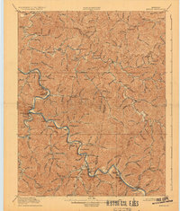 Harold 1916 topographic map thumbnail