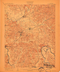 Hartford 1909 topographic map thumbnail
