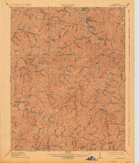 Hindman 1915 topographic map thumbnail