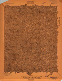 Hindman 1912 topographic map thumbnail