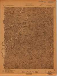 Inez 1914 topographic map thumbnail