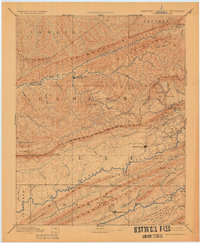 Jonesville 1891 topographic map thumbnail