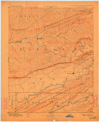 Jonesville 1891 topographic map thumbnail