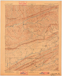 Jonesville 1891 topographic map thumbnail