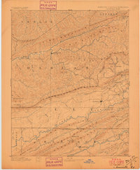 Jonesville 1891 topographic map thumbnail
