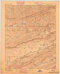 Jonesville 1891 topographic map thumbnail