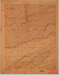 Jonesville 1887 topographic map thumbnail