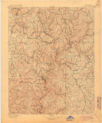 London 1897 topographic map thumbnail